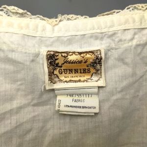 Jessica Gunnies White Lacey Tank